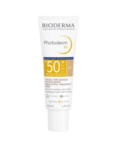 Солнцезащитный крем гель M SPF 50 светлый оттенок 40 мл Photoderm Bioderma