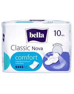Прокладки Classic Nova Сomfort 10 шт Гигиенические прокладки Bella