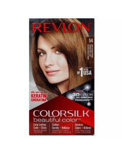 Набор для окрашивания волос в домашних условиях крем активатор краситель бальзам 54 Золотистый корич Revlon professional