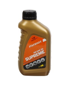 Масло моторное минеральное SAE 30 Supreme HD 0 592 л 850030629 Patriòt