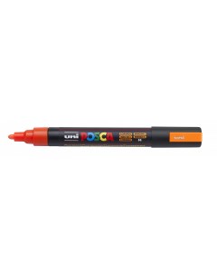Маркер POSCA PC 5M 1 8 2 5 мм наконечник пулевидный цвет флуоресцентно оранжевый Uni