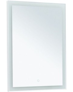Зеркало Гласс 60 LED цв бел глянец 274025 Aquanet