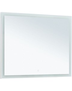 Зеркало Гласс 100 LED цв бел глянец 274134 Aquanet