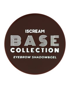 Тени и гель для бровей BASE 2 в 1 тон 02 taupe Iscream