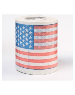 Сувенирная туалетная бумага Американский флаг сша 9 5х10х9 5 см Русма