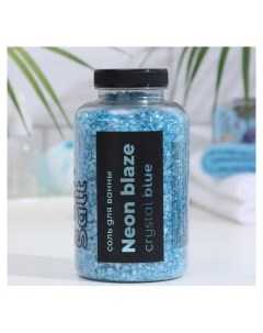 Соль для ванны Neon Blaze Crystal Blue Fabrik cosmetology
