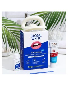 Комплекс для интенсивного отбеливания зубов гель 15 мл зубная паста 30 мл Global white