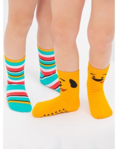 Носки детские трикотажные для мальчиков 2 пары в комплекте Playtoday baby