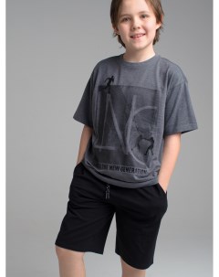 Комплект трикотажный для мальчиков фуфайка футболка шорты Playtoday sport