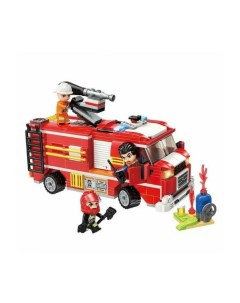 Конструктор Пожарная машина с фигурками и аксессуарами 370 деталей Enlighten brick