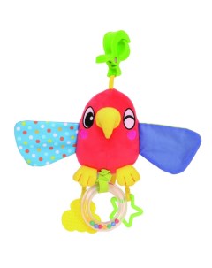 Подвесная игрушка на прищепке Птичка Моджо 12 см Biba toys