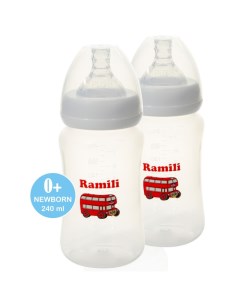 Бутылочка Набор противоколиковых бутылочек Baby 240 мл 2 шт Ramili