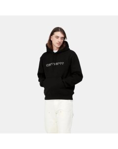 Толстовка с капюшоном Hooded Elzy Sweatshirt Black Wax 2023 Carhartt wip