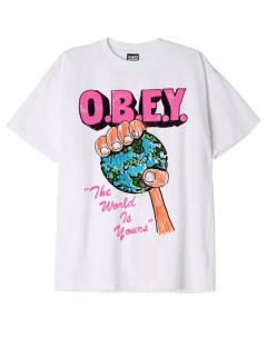 Футболка The World Is Yours White 2023 Obey