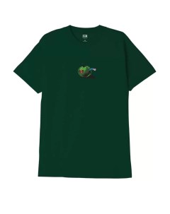 Футболка Apple Worm Forest Green 2023 Obey
