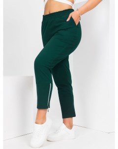 Жен брюки повседневные Стайл Зеленый р 52 Brosko