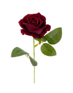 Цветы искусственные Роза 51см цвет бодовый Flodecor