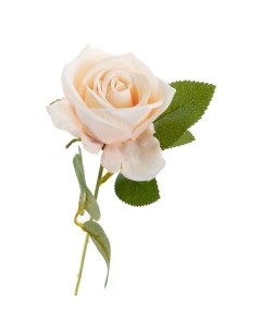 Цветы искусственные Роза 51см цвет шампань Flodecor