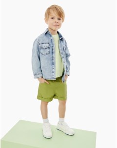 Зелёные шорты Comfort для мальчика Gloria jeans