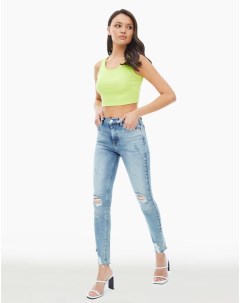 Джинсы legging с необработанным краем Gloria jeans