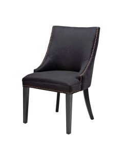 Обеденный стул черный 56x92x65 см To4rooms