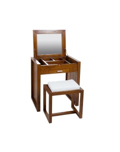 Консоль будуарный стол и стул коричневый 70x76x50 см To4rooms