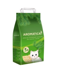 Древесный впитывающий наполнитель 5 л 3 кг Aromaticat