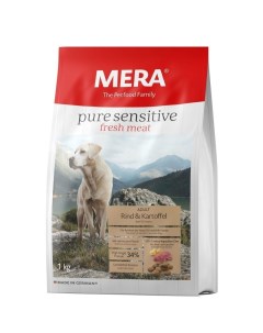 Pure Sensitive Adult Rind Kartoffel High Protein полнорационный сухой корм для собак с повышенным ур Mera