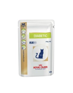 Diabetic полнорационный влажный корм для взрослых кошек при сахарном диабете диетический кусочки в с Royal canin