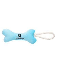 Игрушка для собак мелких и средних пород косточка с канатом нежно голубая 31х9х4 см Mr.kranch