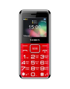 Мобильный телефон teXet TM B319 Red TM B319 Red Texet
