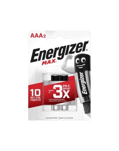 Батарейка AAA Max E92 2 штуки E300157203 26027 Energizer