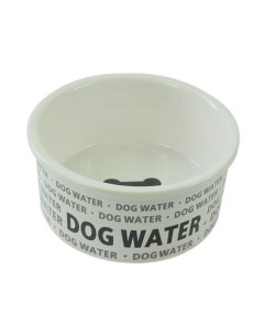 Миска для животных Dog water белая керамическая 12 5х4 5 см 260мл Foxie