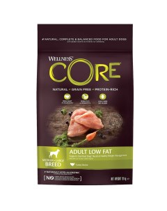 Корм для собак со сниженным содержанием жира для ср и крупн пород индейка сух 10кг Core