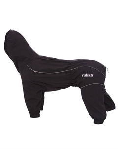 Комбинезон для собак зимний Размер 25 см S Чёрный Rukka