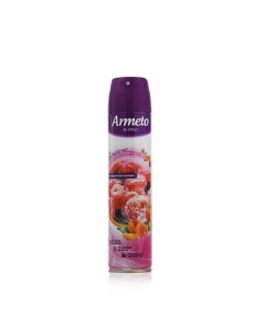 Освежитель воздуха универсальный сухое распыление Цветущая роза и абрикос 300мл Armeto