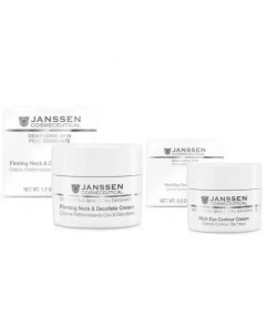 Набор для укрепления кожи крем для век 15 мл крем 50 мл Janssen cosmetics