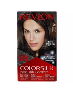 Набор для окрашивания волос в домашних условиях крем активатор краситель бальзам 20 Коричневый черны Revlon professional