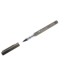 Ручка роллер Faber Castell Free Ink Needle черная 0 7 мм одноразовая Faber–сastell