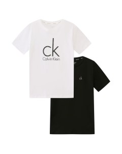 Набор из двух хлопковых футболок с логотипом Calvin klein jeans