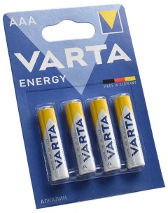 Батарейки ENERGY AAA бл 4 Varta