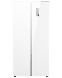 Холодильник Side by Side KF MS4701WI Белое стекло Крафт