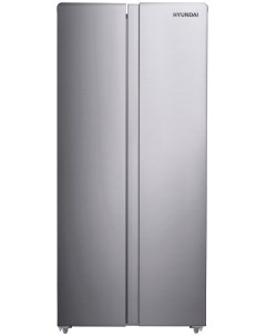Холодильник Side by Side CS4083FIX нержавеющая сталь Hyundai