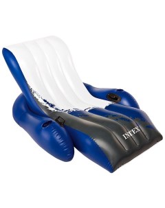 Надувное кресло шезлонг для плавания 180х135см 58868 Intex