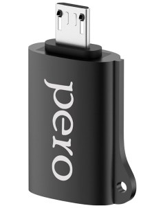 Адаптер AD02 OTG MICRO USB TO USB 2 0 черный Péro