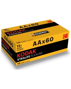 Батарейка XTRALIFE LR6 60 colour box KAA 60 60шт Kodak