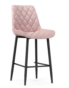 Барный стул Баодин К Б К розовый черный Bravo