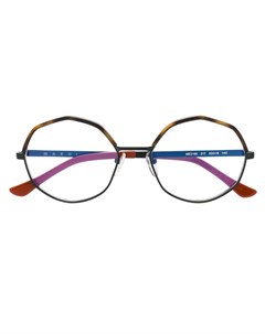 Marni eyewear очки в геометричной оправе 53 оранжевый Marni eyewear