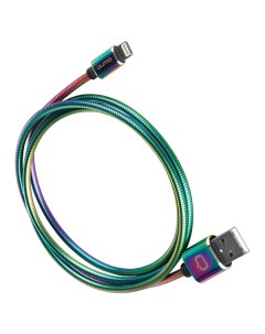 Кабель Lightning Qumo Rainbow USB Apple 8 pin 1 2м MFI Rainbow USB Apple 8 pin 1 2м MFI