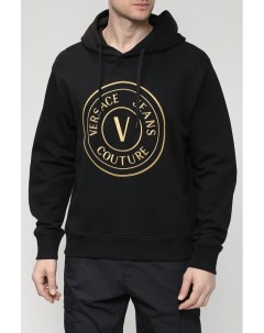 Худи с вышитым логотипом Versace jeans couture